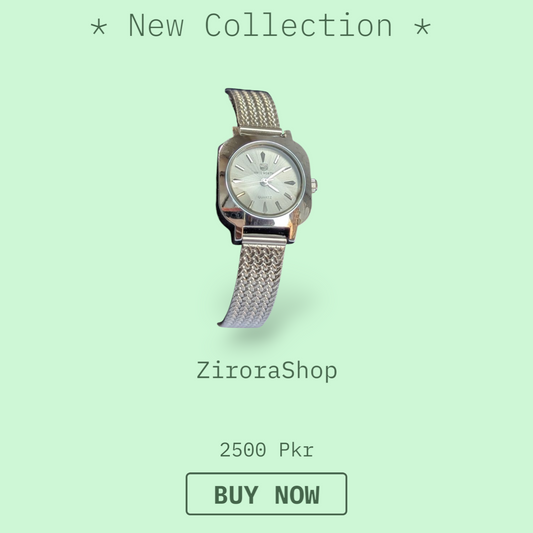 Elegant Ladies Silver Watch
